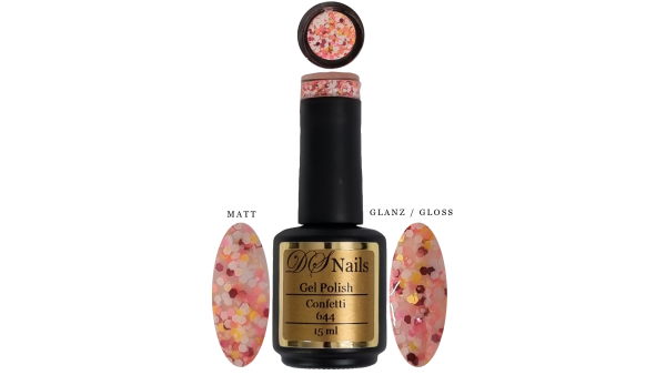 Gellack für Naturnägel und Gelnägel mit Farbdisplay